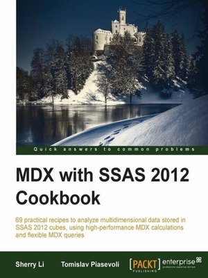 cover image of MDX with SSAS 2012 Cookbook
